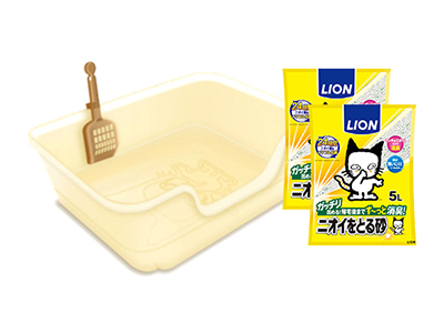 ニオイをとる砂 獣医師開発猫トイレ スターターキット